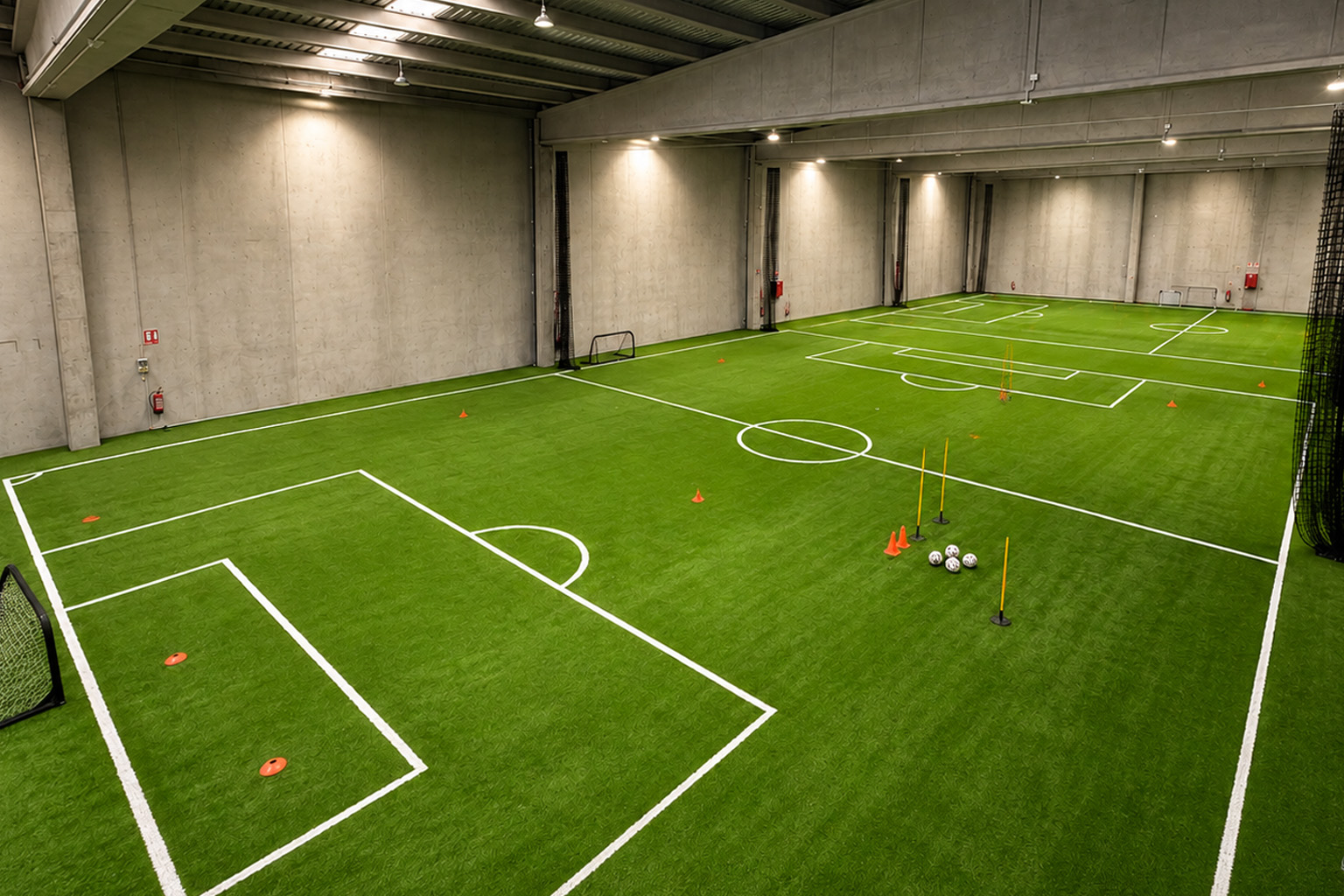 Dos campos de fútbol de NEXT